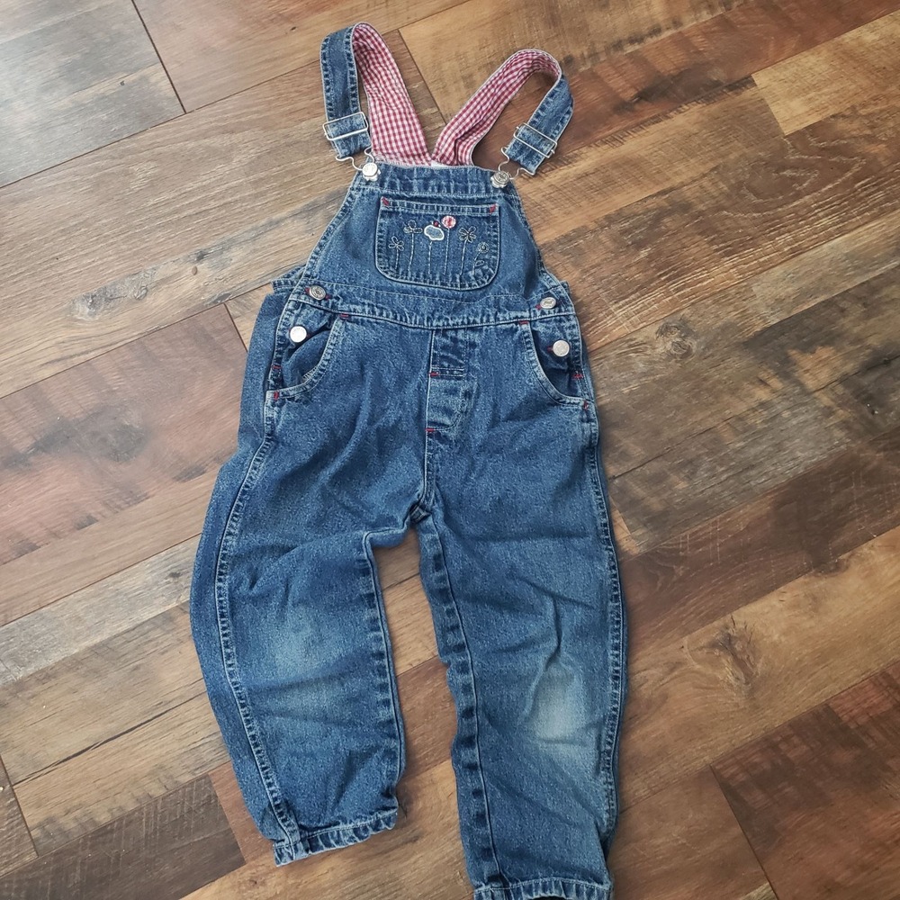 Cherokee‎ 4T Overalls with embroidered fl